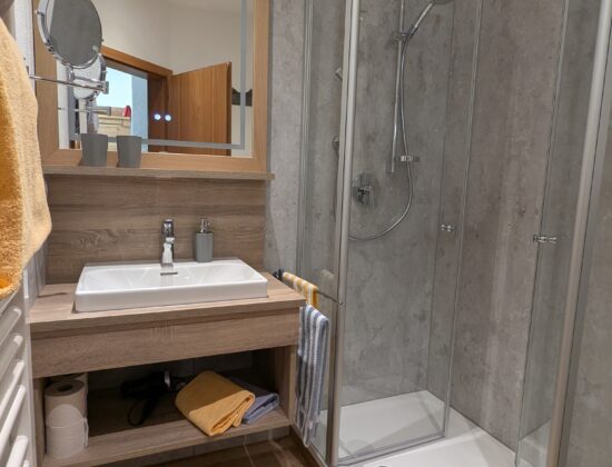 Ferienwohnung Morgensonne Badezimmer